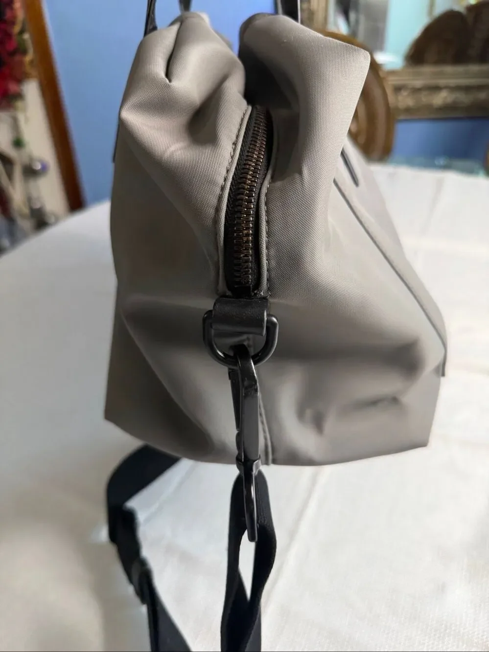 Away The Everywhere Sleek Grey Nylon Travel Carry On Bag